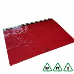 50 Versandbeutel Bordeaux size 3XLs 900x600 mm + 40mm Lip